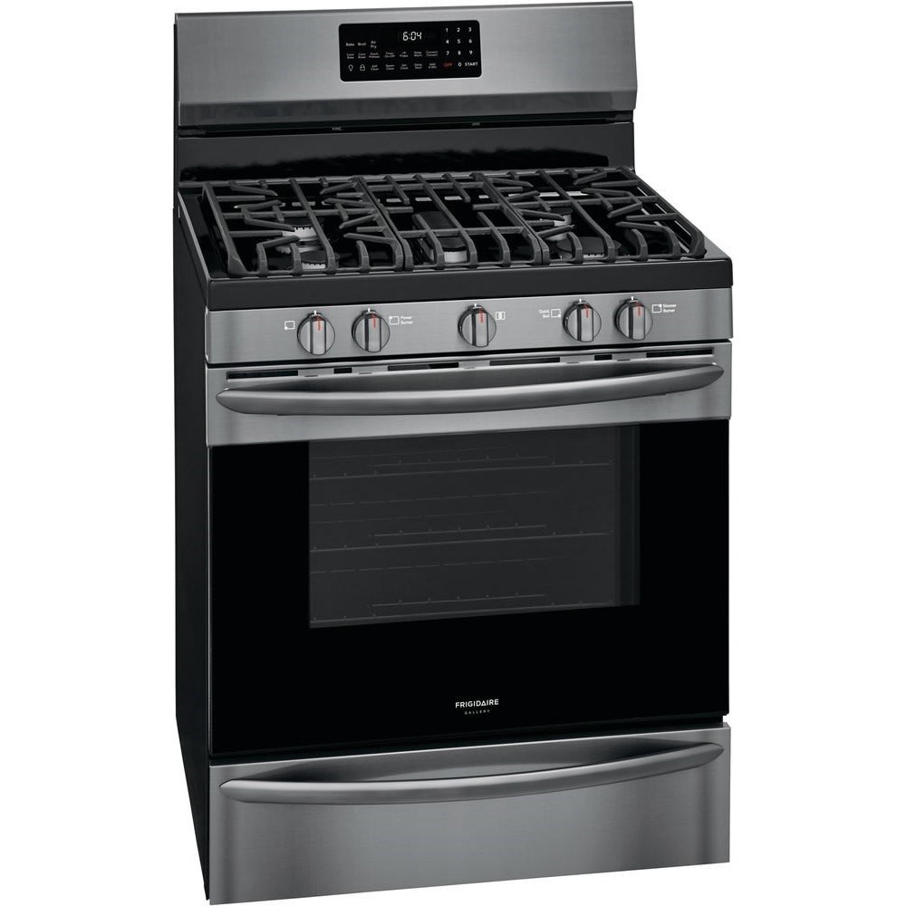 Frigidaire gas on sale stove black